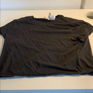 Black crop top